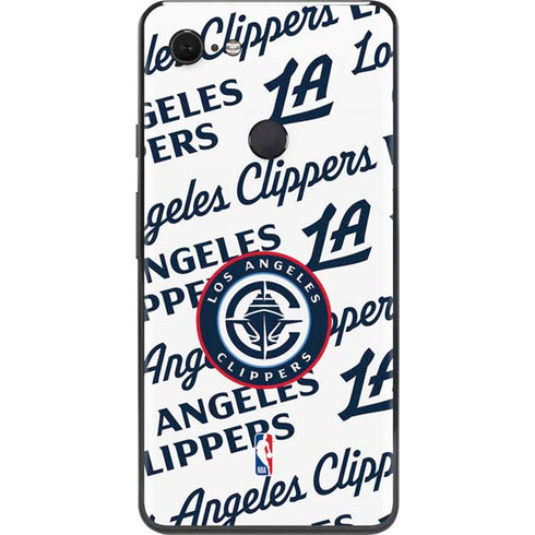 NBA Los Angeles Clippers Blast Text Google Pixel 3 XL Skin